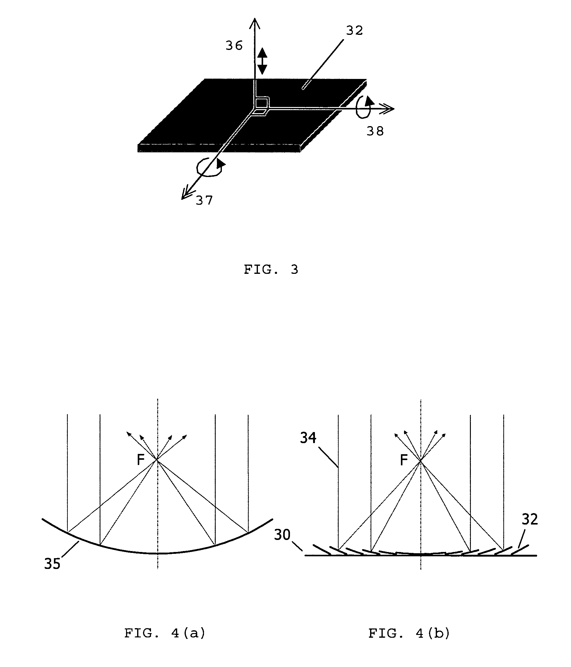 Optical pick-up device using micromirror array lens