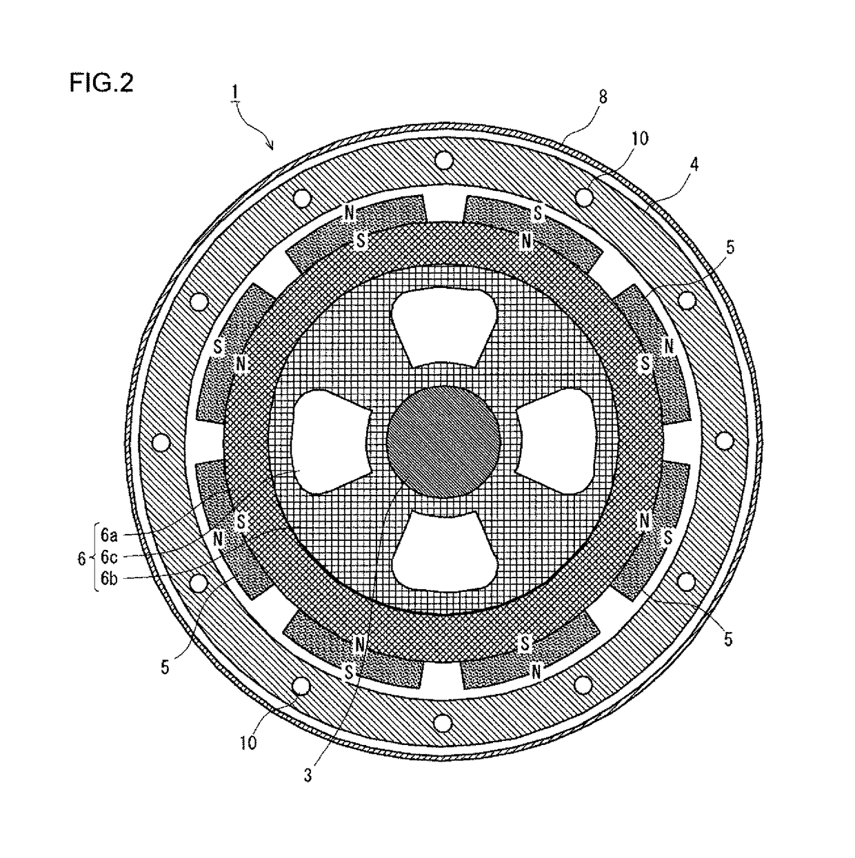 Eddy current heat generating apparatus