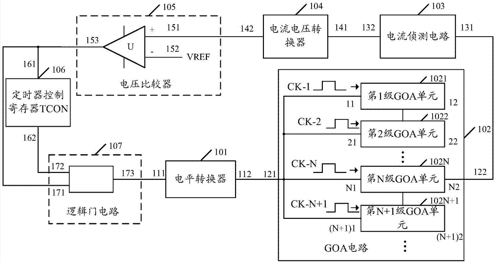 Overcurrent protection circuit and liquid crystal display
