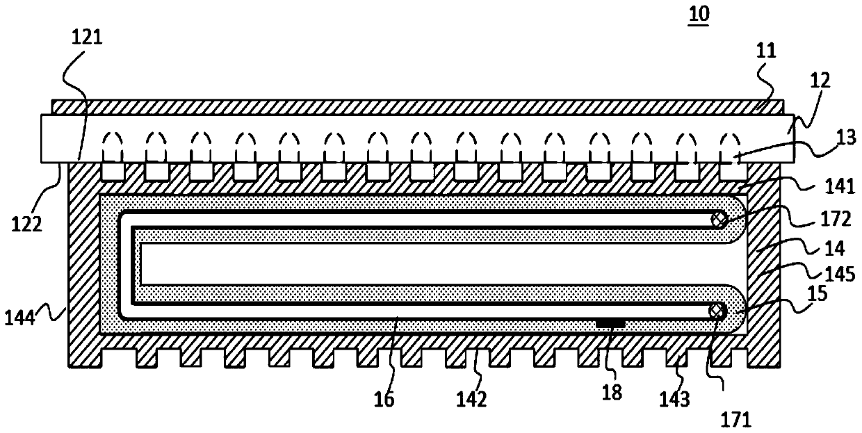 Water-cooling heat dissipation display module