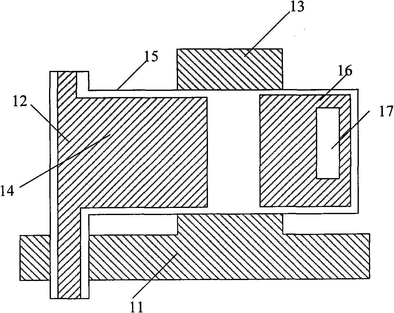 Thin film transistor in liquid crystal display and manufacturing method thereof
