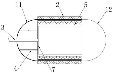 Magnetic expansion type cleaning device for variable-diameter pipeline