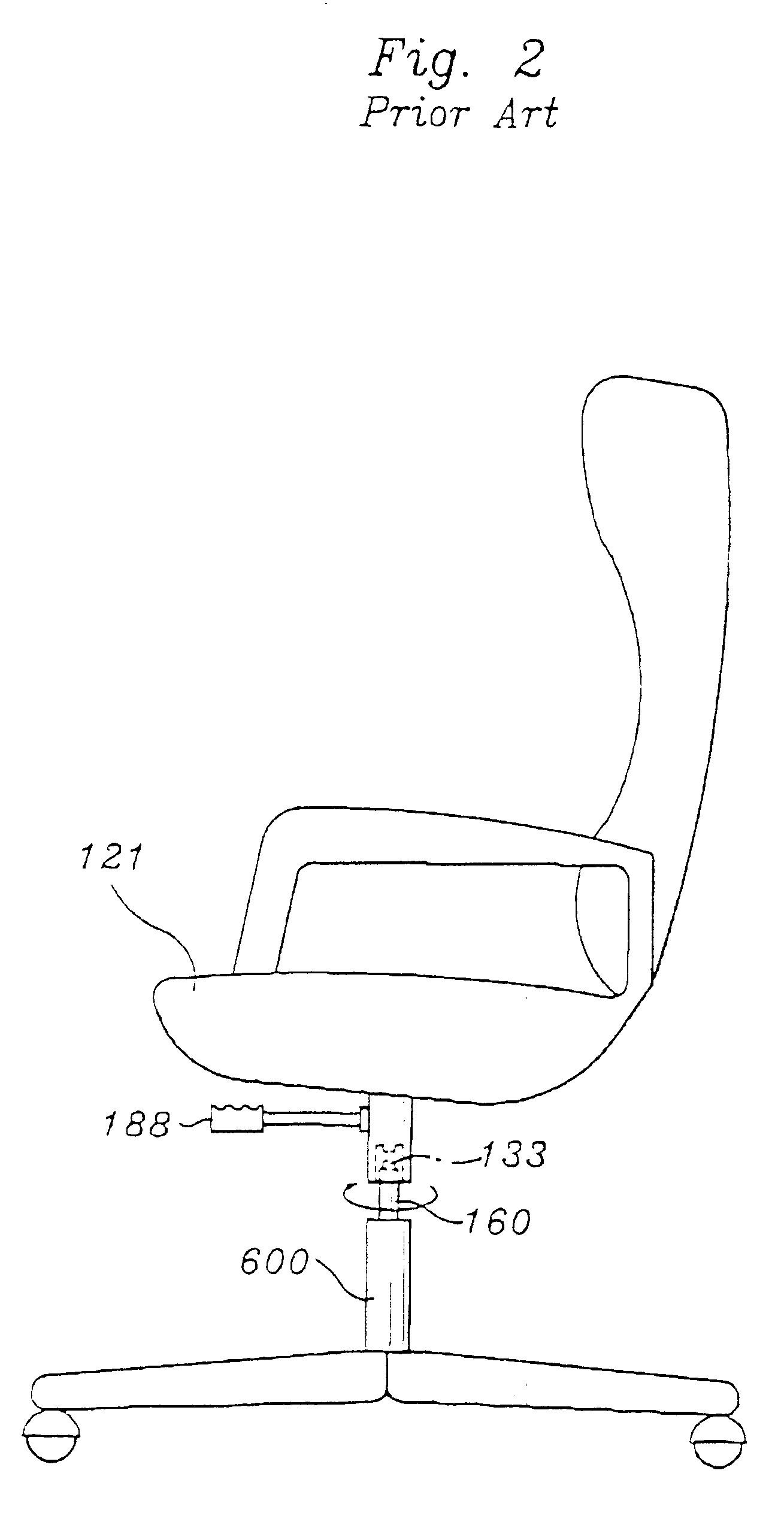 Auto-returning height-control assembly for a chair