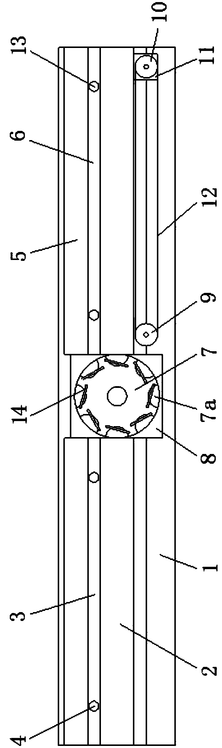 Conveying device for capacitors