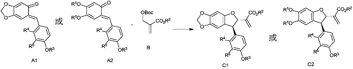 Method for efficiently synthesizing optically active poly-substituted 2,3-dihydrobenzofuran compound through catalysis of asymmetric organic phosphine