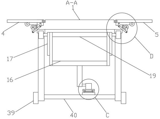 Multifunctional nursing bed based on angle control