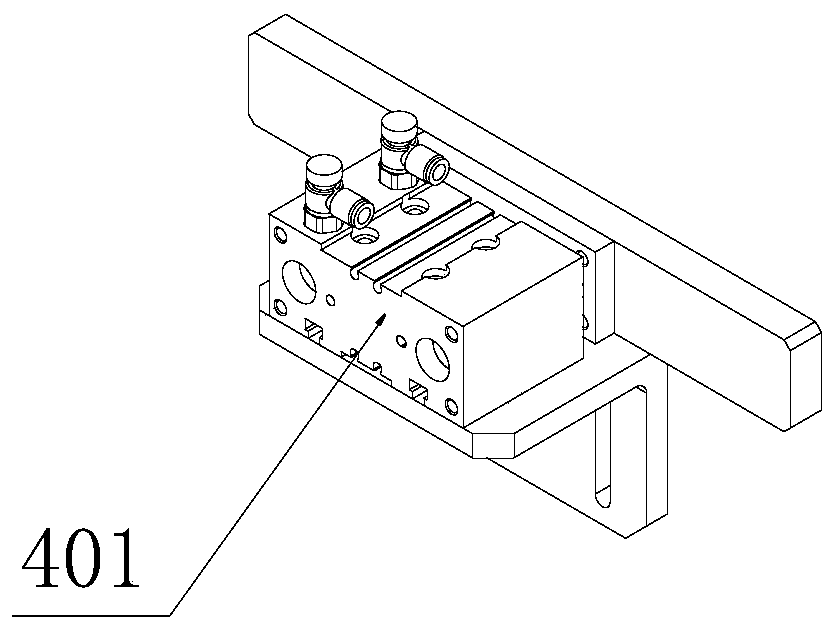 Conveying line tray slow storage device