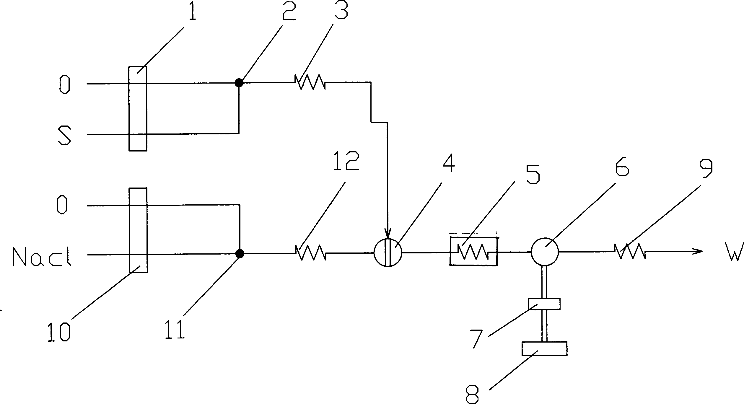 Reference automatic analasing method for detecting chemical oxygen demand in seawater