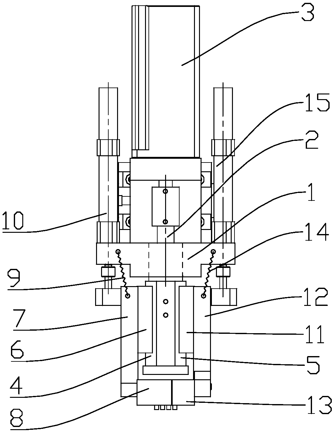 Rotary suction nozzle device