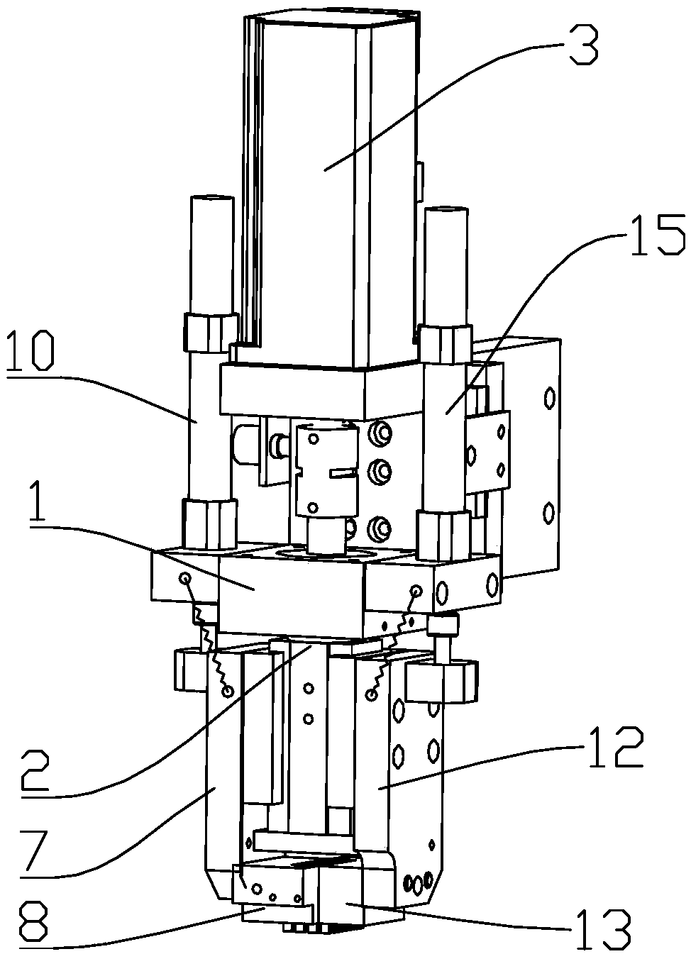 Rotary suction nozzle device