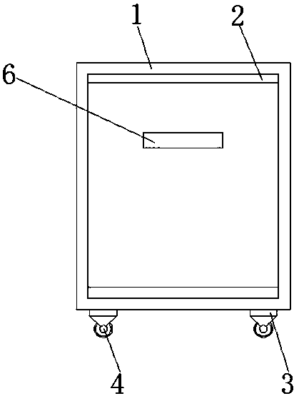 Teaching instrument storage cabinet with adjustable space