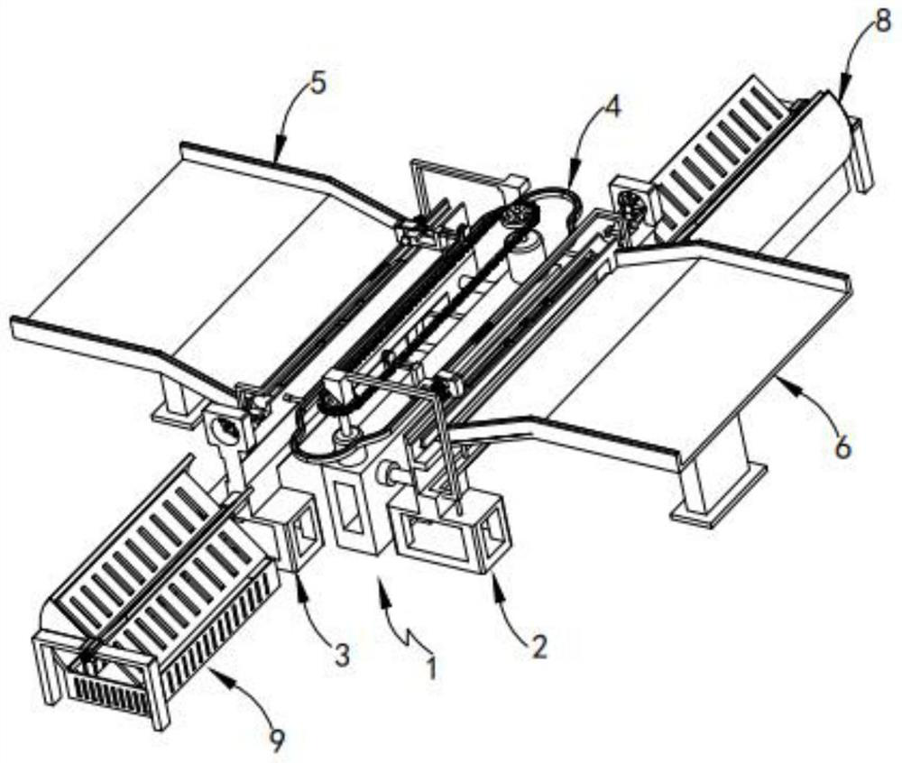 Double-station automatic bamboo slicing equipment