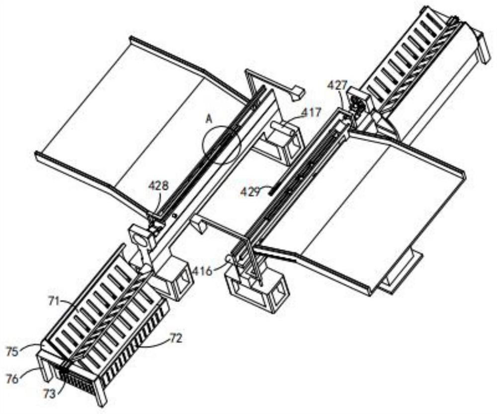 Double-station automatic bamboo slicing equipment