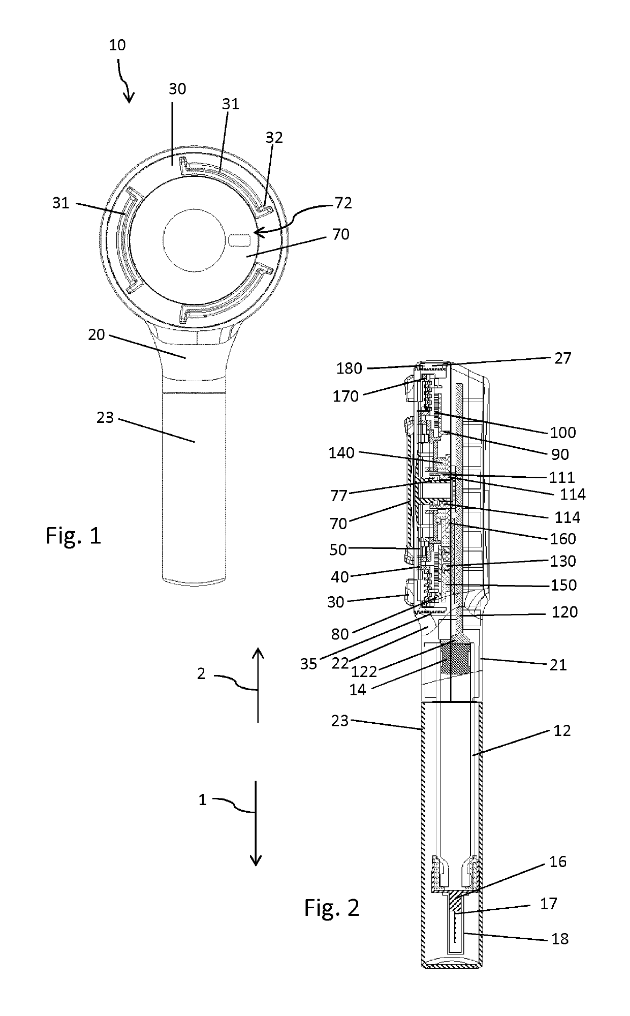 Drive mechanism of a drug delivery device