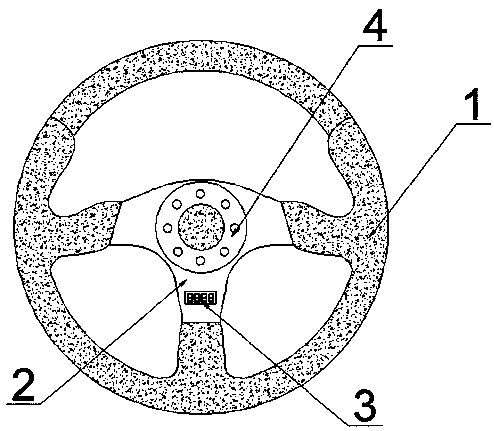 A temperature-adjustable steering wheel for automobiles