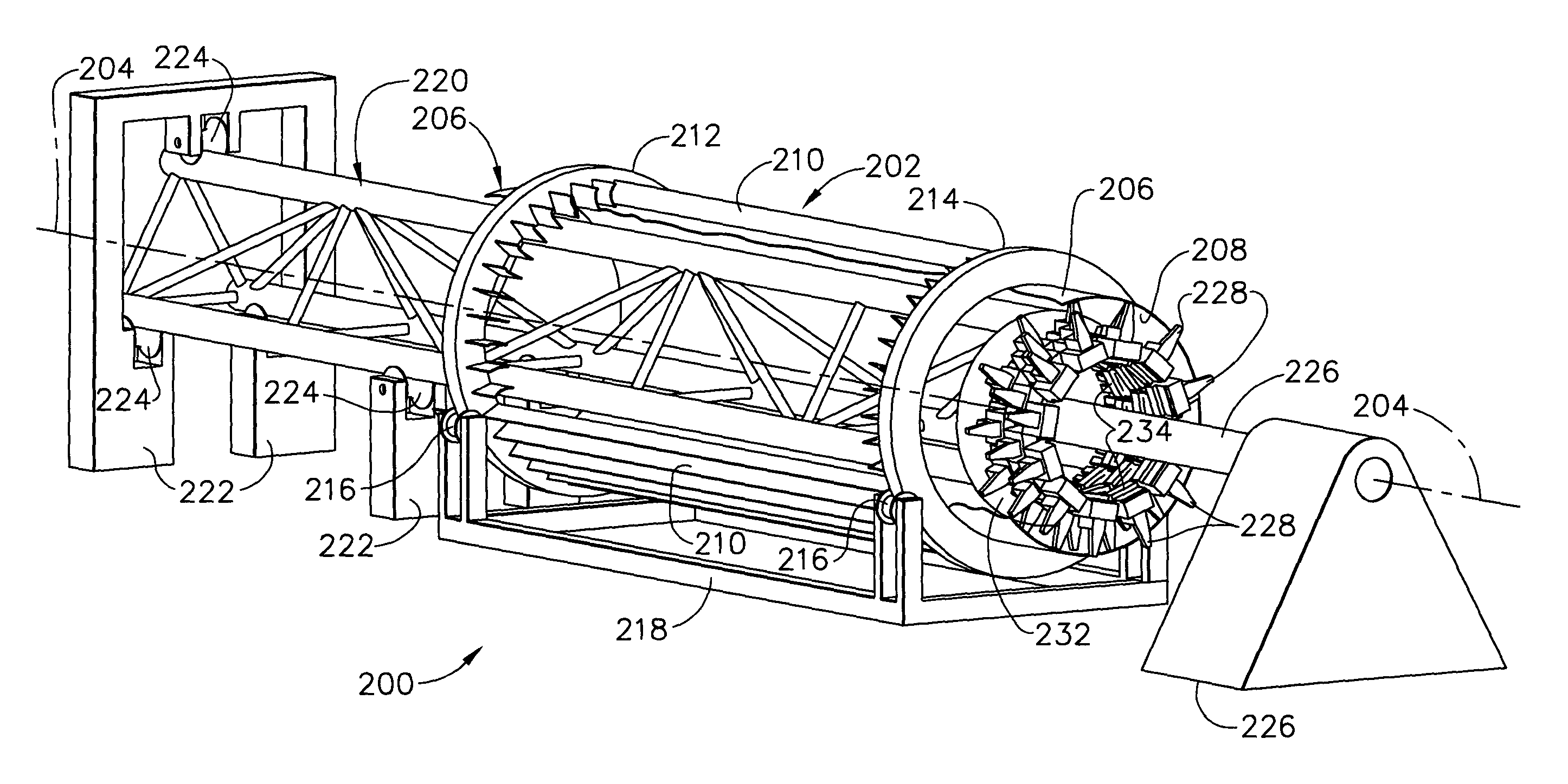 Unidirectional, multi-head fiber placement