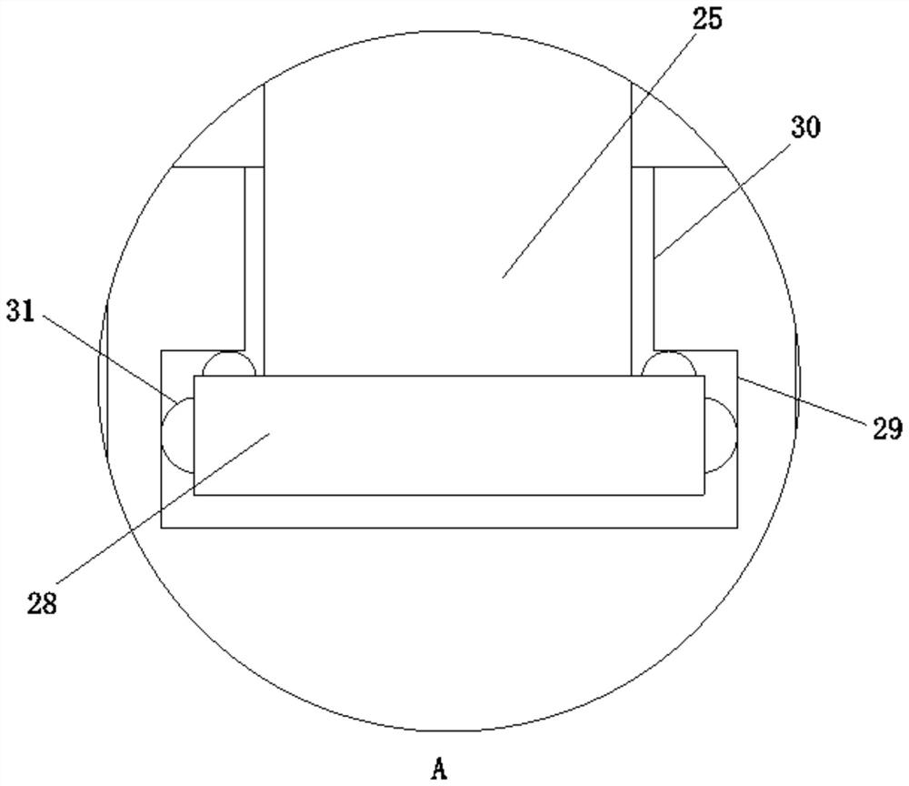 A ceramic production waste recycling device