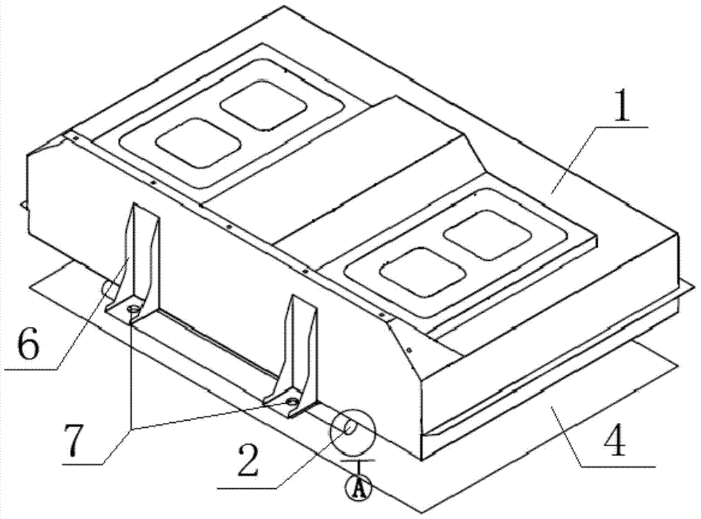 A power battery pack safety device for vehicles