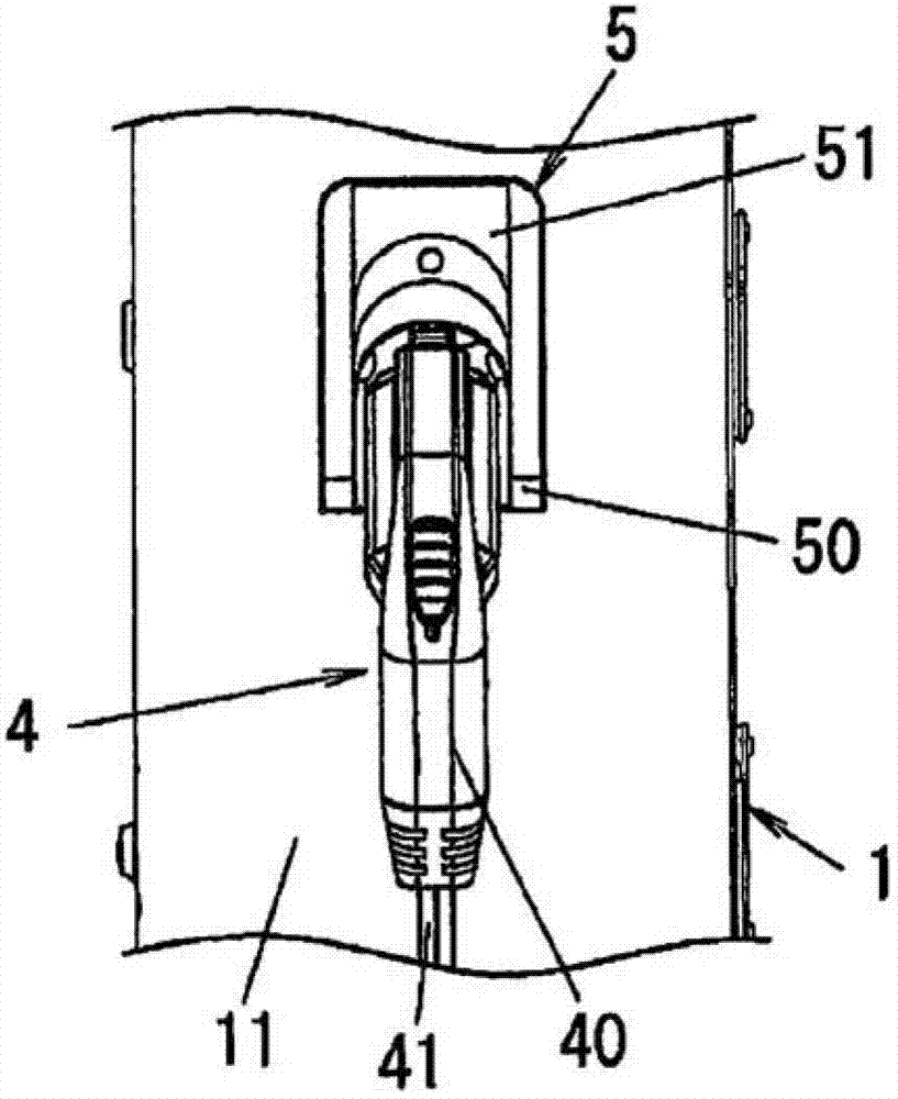 Charging station for electric vehicle