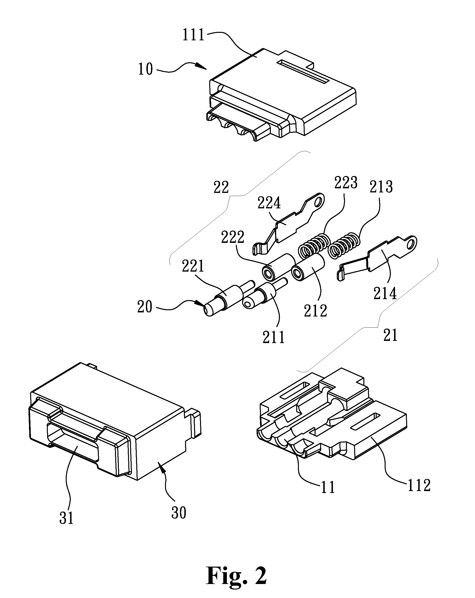 Magnetic power connector and an electronic system using the magnetic power connector assembly