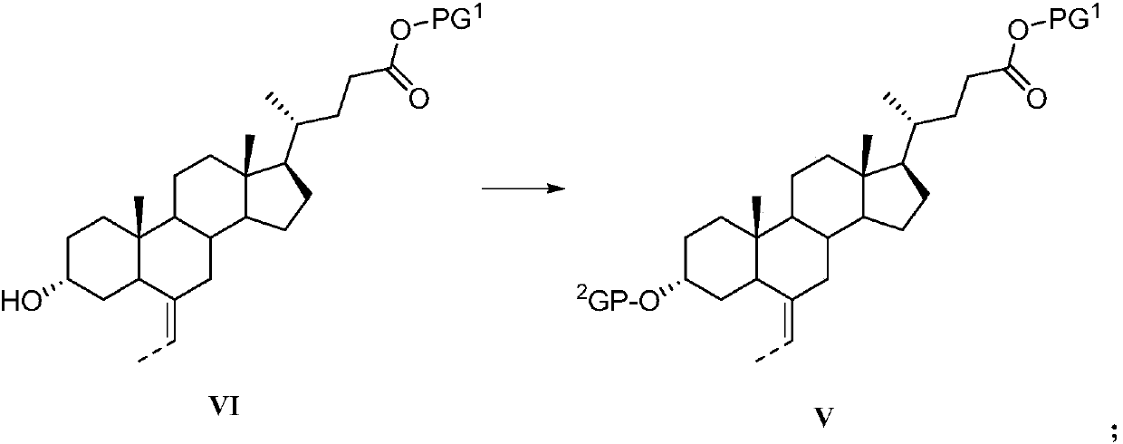 Preparation method of obeticholic acid and intermediate thereof