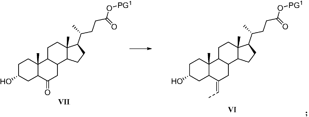 Preparation method of obeticholic acid and intermediate thereof