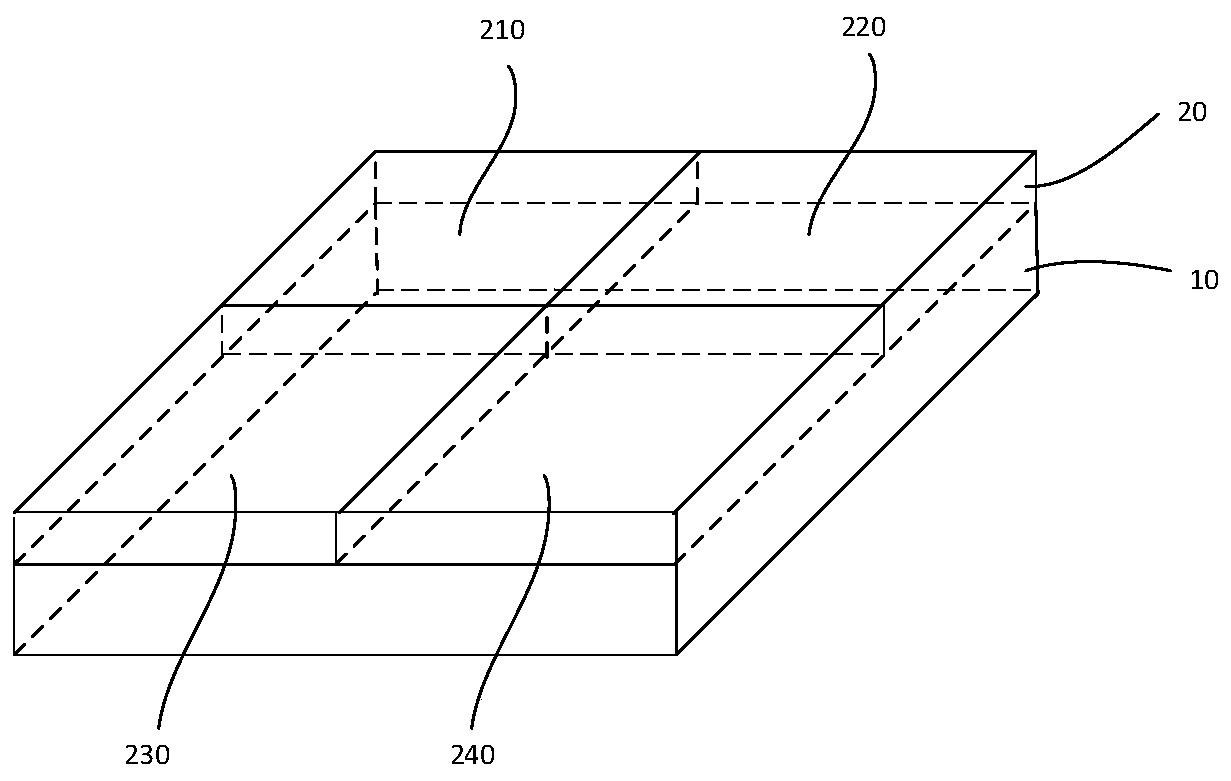 A standard sample for calibration measurement of fluorescence instruments and preparation method thereof