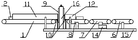 Checkweigher with material sending device