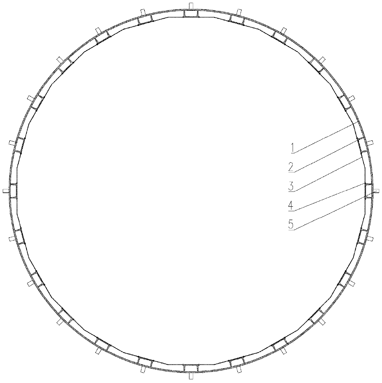 Replaceable sputtering-resistant vacuum cavity for electric thruster ignition test and assembly method