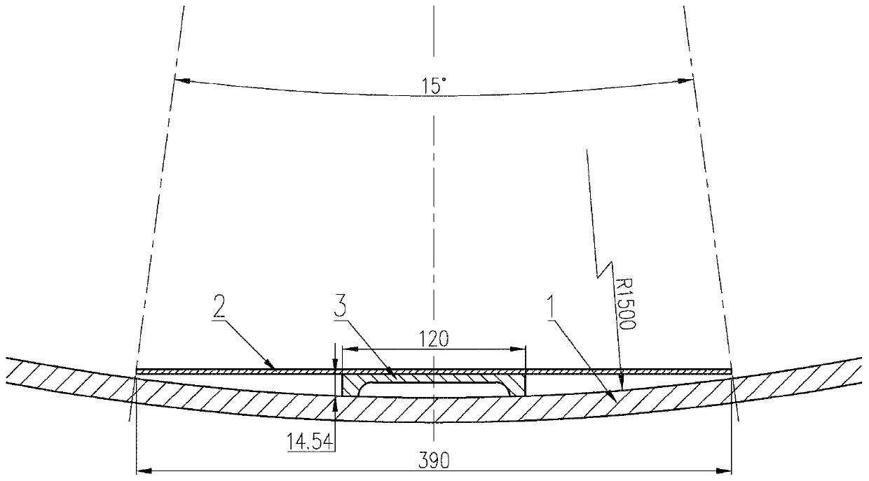 Replaceable sputtering-resistant vacuum cavity for electric thruster ignition test and assembly method