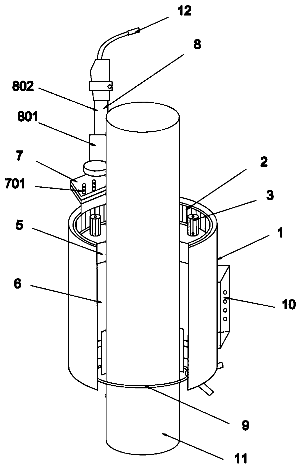 Automatic welding equipment for pipeline