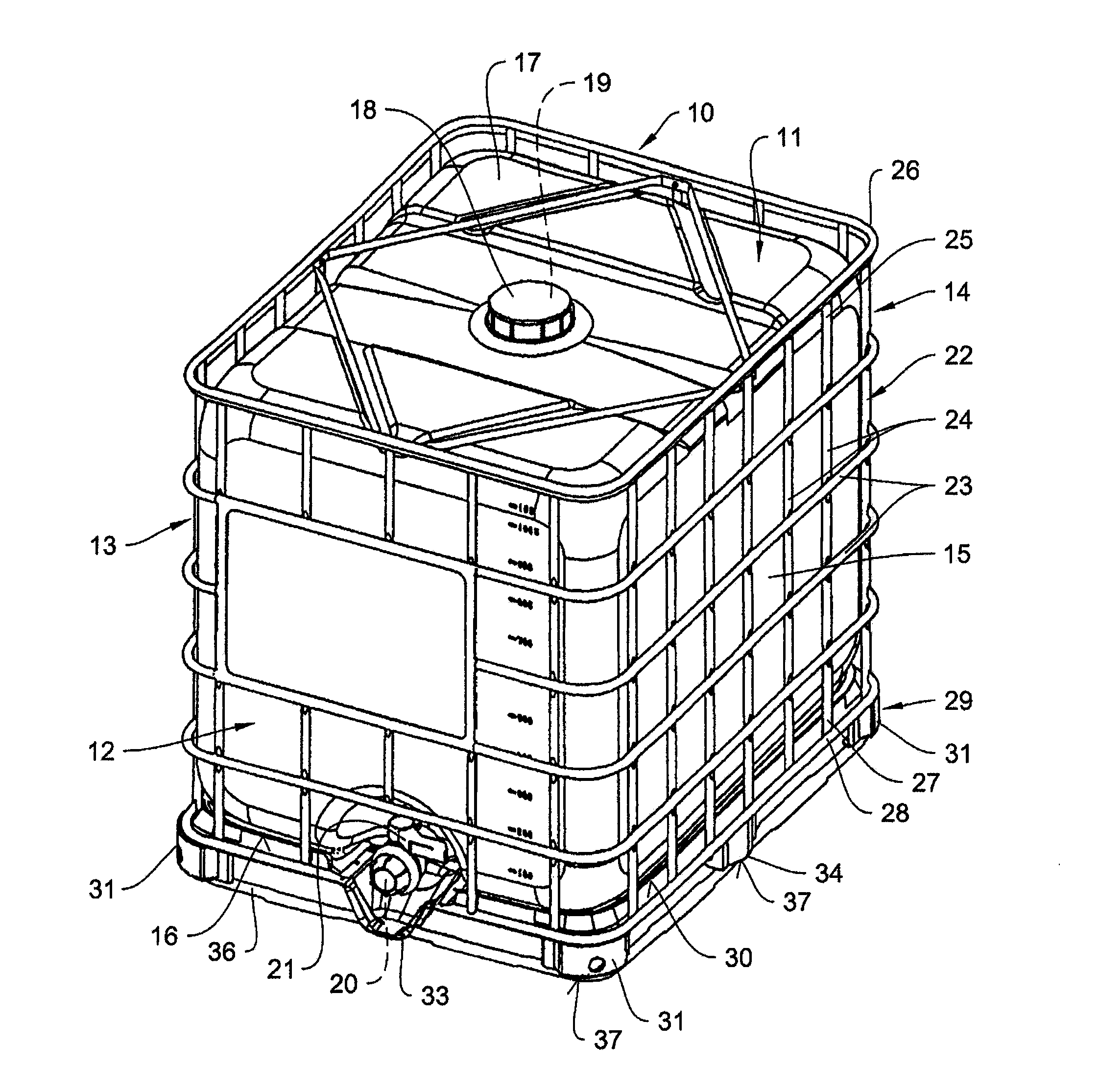 Transporting And Storing Container For Liquids