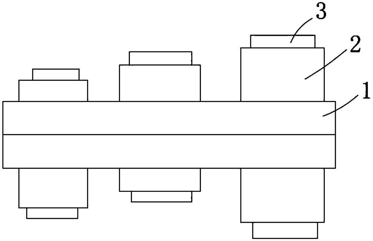 A method for manufacturing heterosexual tower-type double-sided keypad