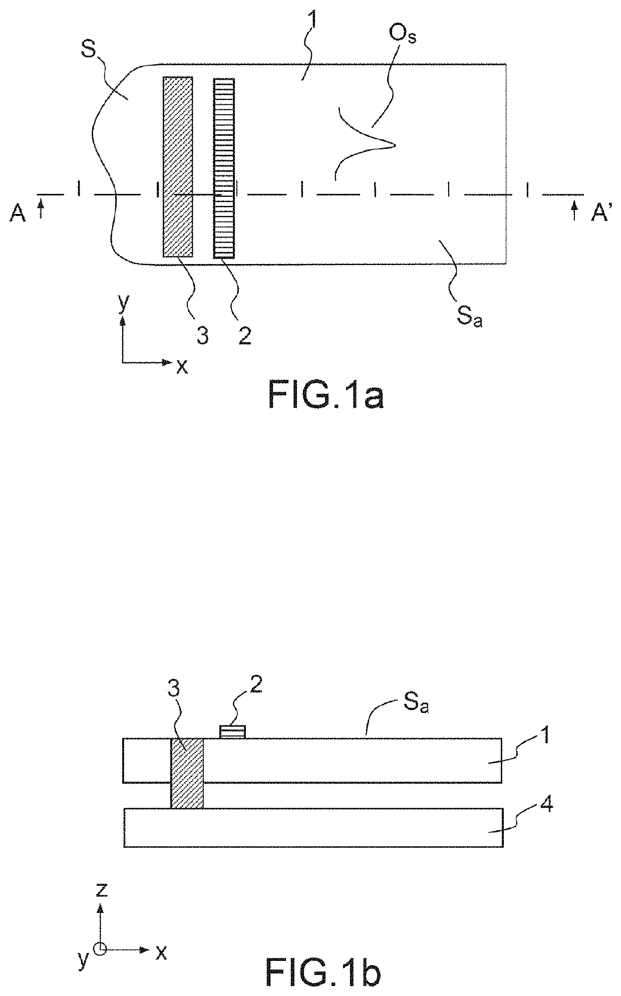 Vibrating device comprising embedded mechanical reflectors for defining an active plate mode propagation area and mobile apparatus comprising the device