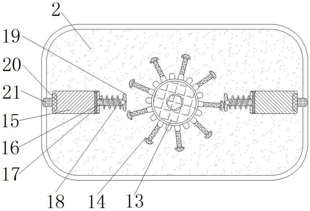 Stirring device for improving cosmetic mixing degree by inertia