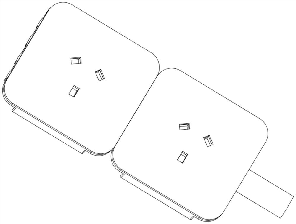 A kind of combinable socket