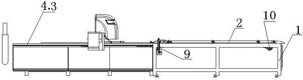 Automatic cutting bed with cloth clamping dragging and precise positioning functions and cutting processing method