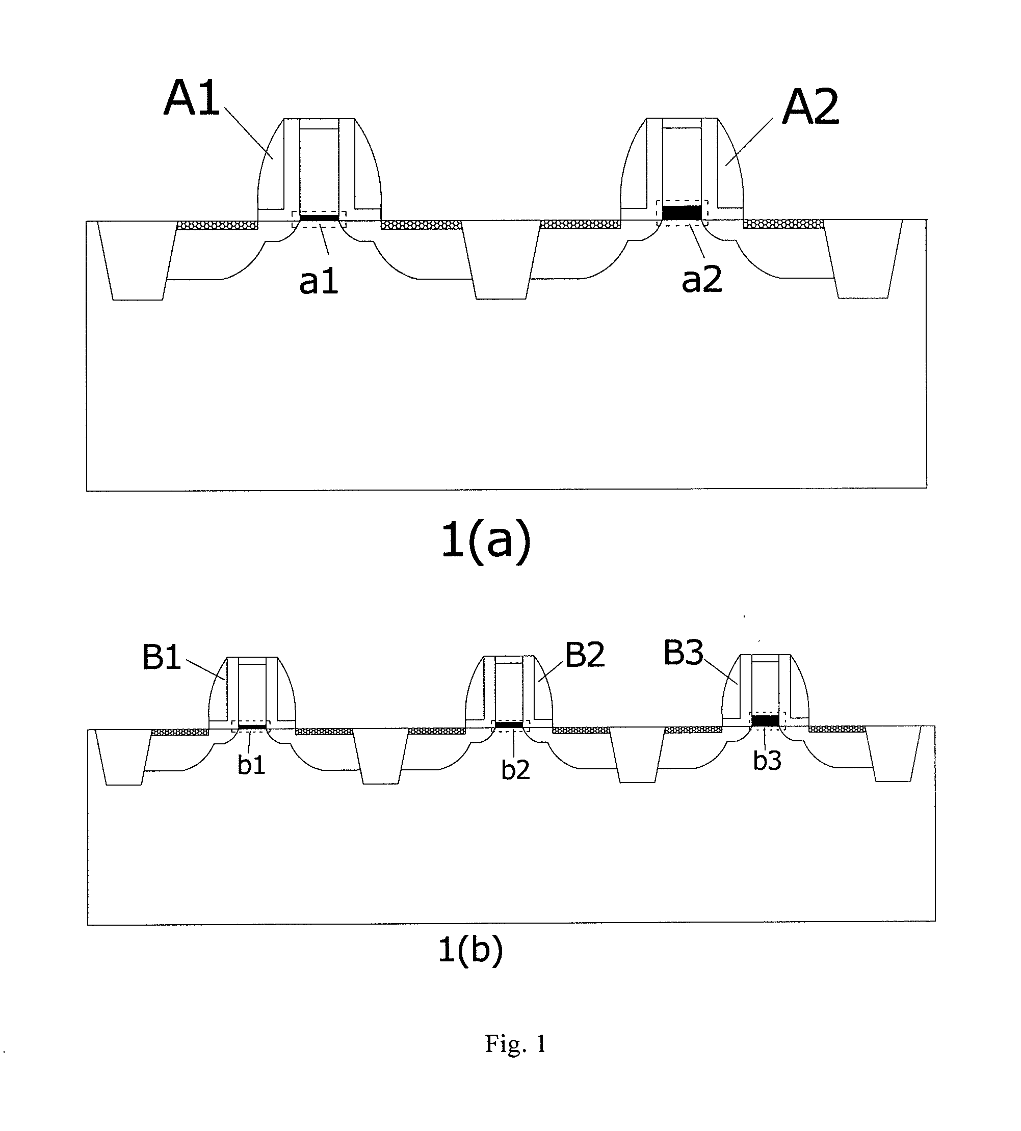 Multi-working voltages CMOS device with single gate oxide layer thickness and manufacturing method thereof