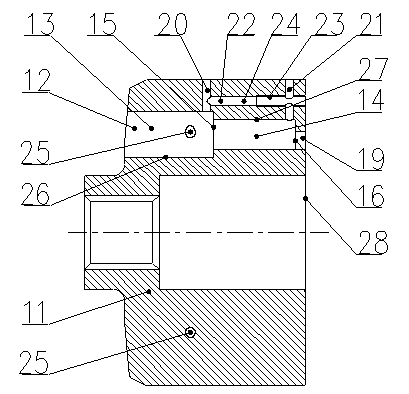 Axial plunger pump return-stroke mechanism