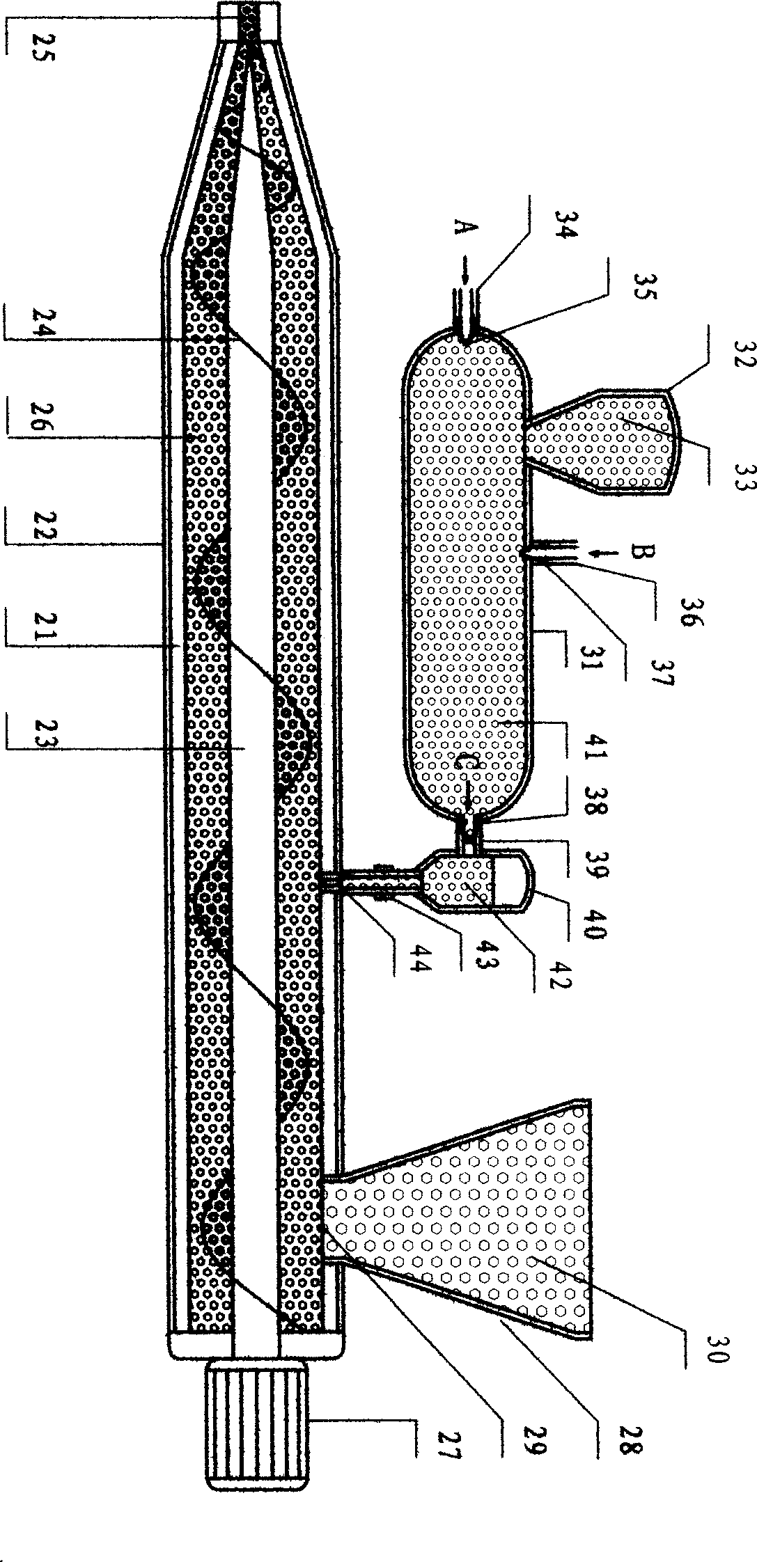 Method and device for preparing polymer glassy alloy