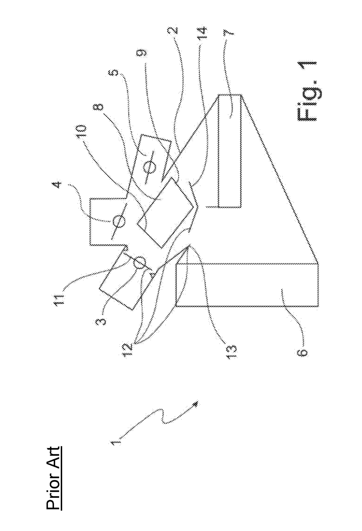 Warm air channel outlet control device