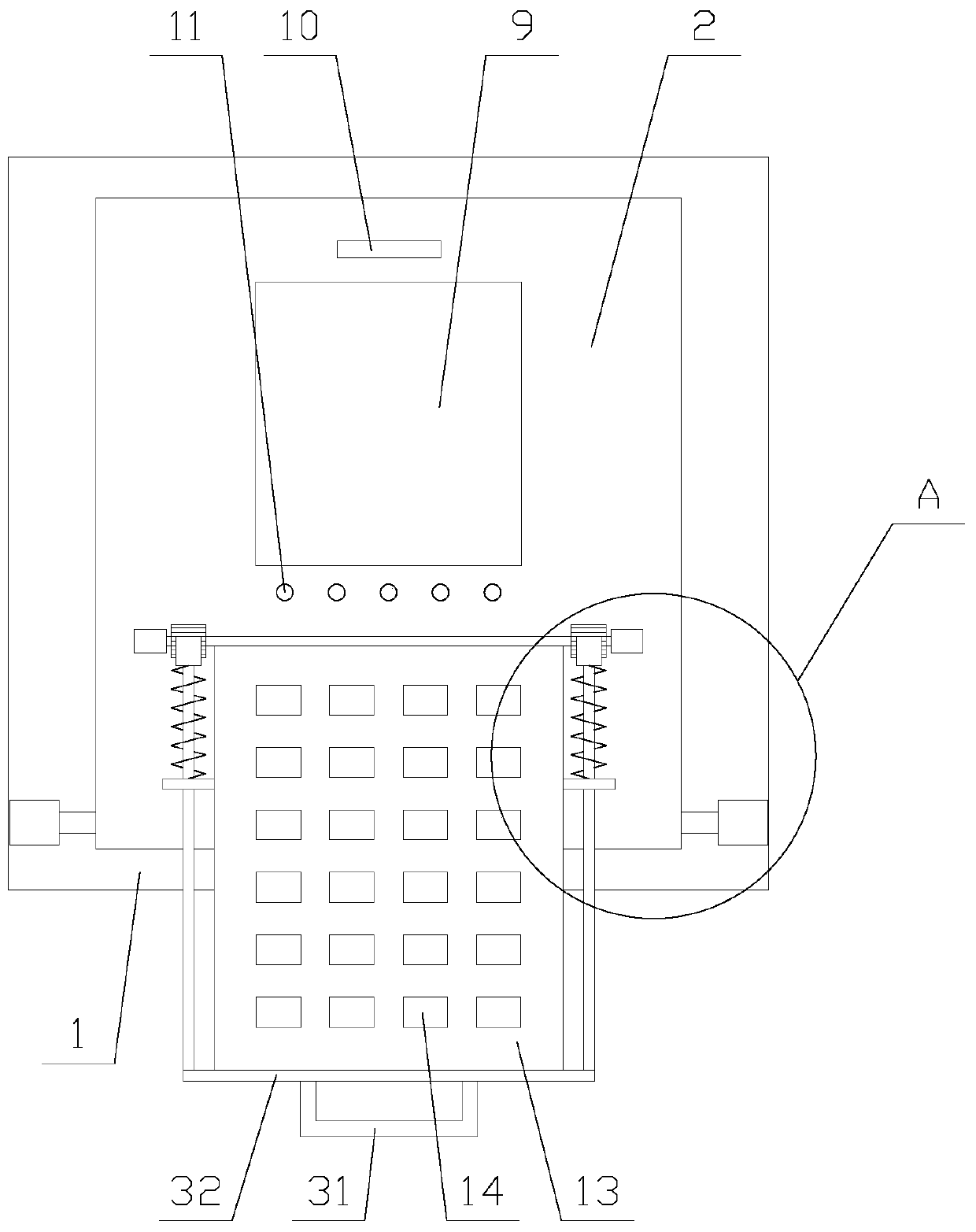 Convenient-to-use label printer with flexible structure