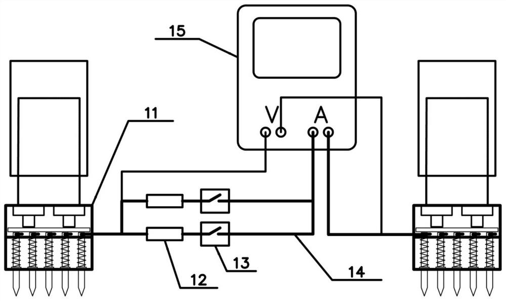 Automatic rail electrical parameter detection equipment