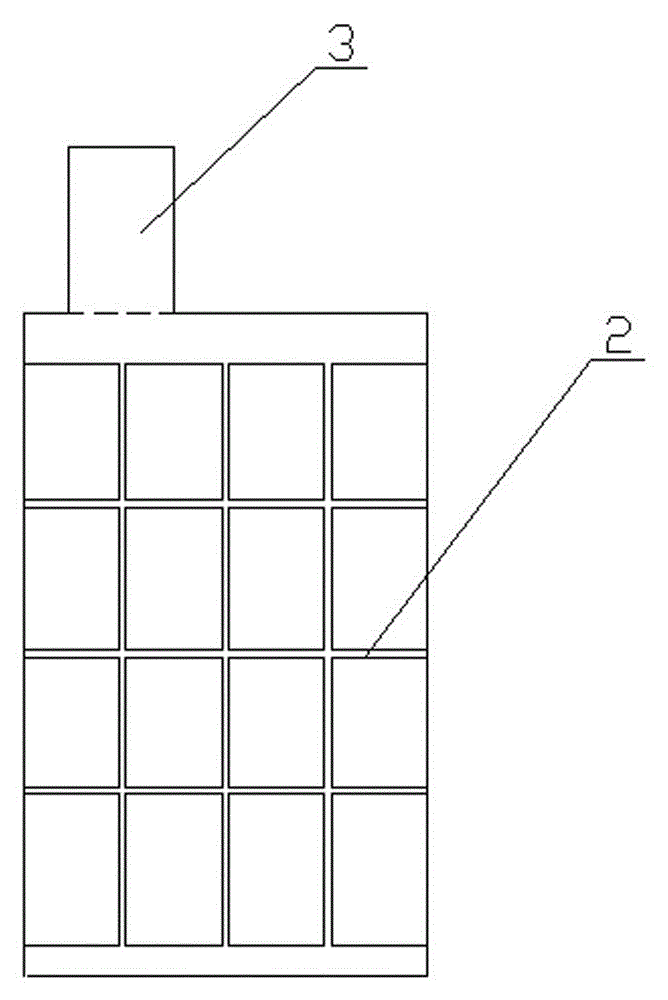 Plate grid of negative plate for lead-acid storage battery