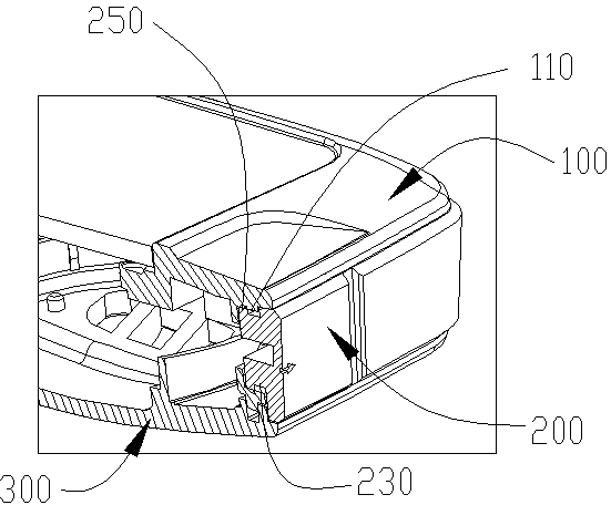 Waterproof plug structure and waterproof mobile phone comprising same