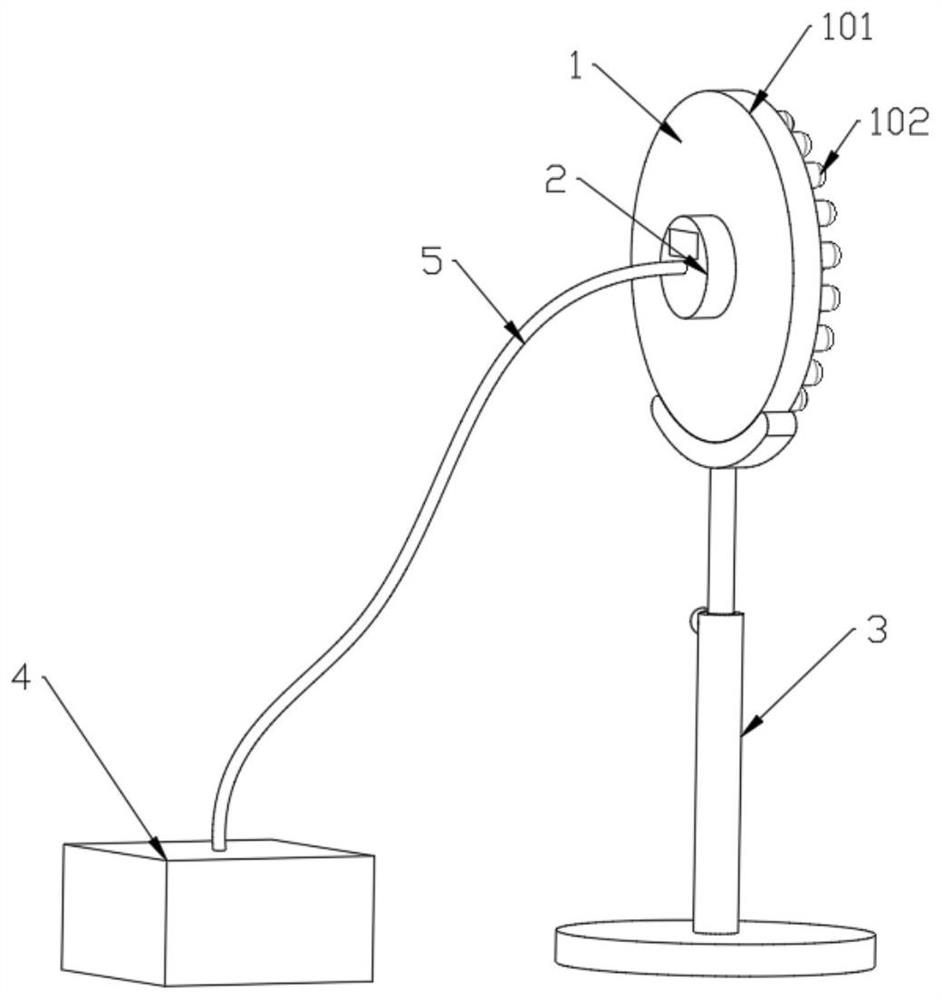 Active noise reduction device for noise of cabin