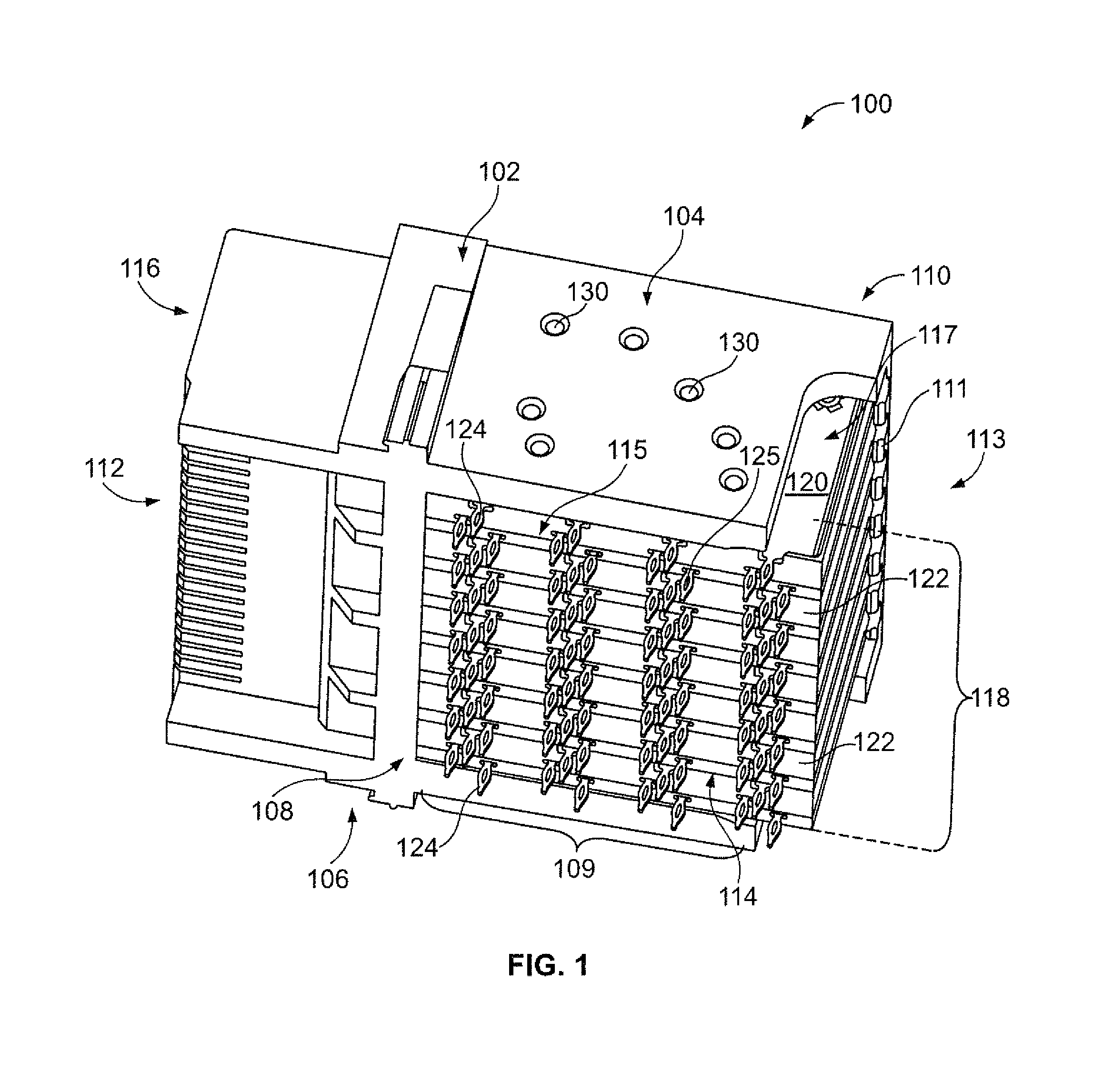 Electrical connector having grounding material