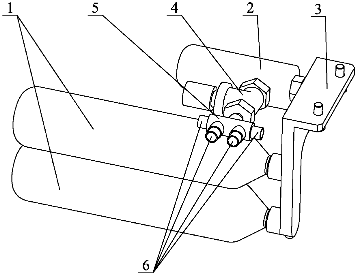 Small-size anti-explosion device of mineral seeking and rescuing robot