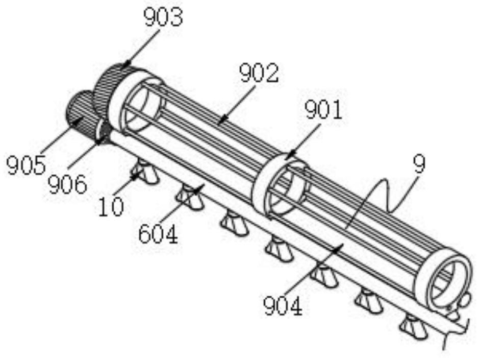 Automatic spraying system for lubricating bottle washing conveying belt