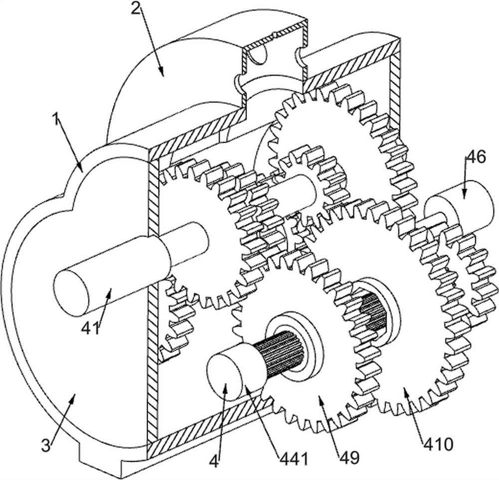 Electric control gear shifting device for new energy vehicle
